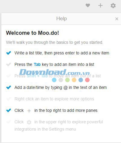 Hướng dẫn sử dụng dễ hiểu của Moo.do