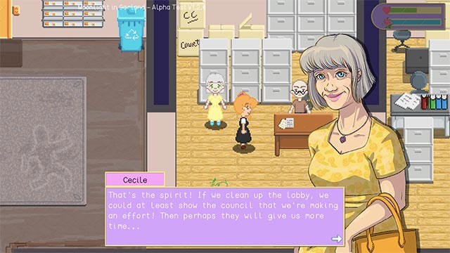 Kết bạn, tương tác và tìm kiếm tình yêu với 22 NPC trong Moonlight In Garland game