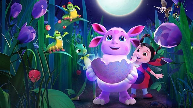 Poster phim hoạt hình Đom đóm phá đảo cung trăng - Moonzy: Homecoming