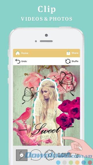 Cắt ảnh với hình dạng bất kỳ