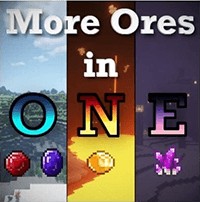 More Ores In ONE Mod - Bổ sung quặng, tool, giáp mạnh Minecraft
