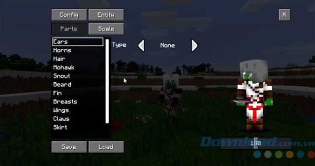 Thay đổi nhân vật theo ý thích