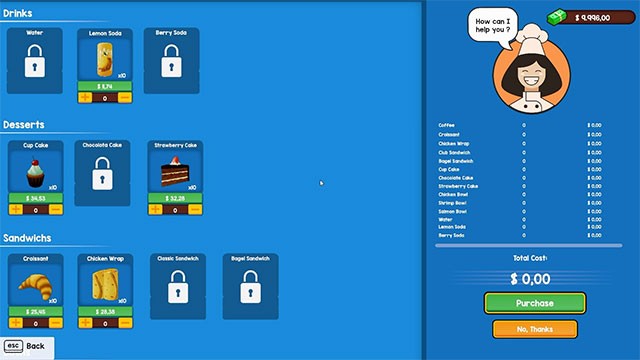 Tiến bộ trong game Morning Brew để mở khóa nhiều mặt hàng, nội dung mới