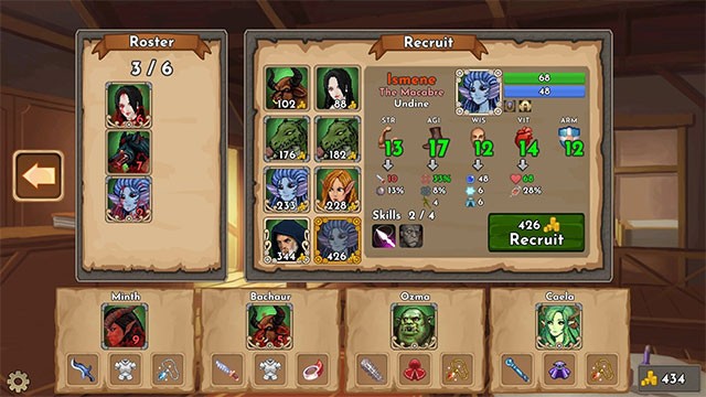 Chiêu mộ quân đội và huấn luyện chiến đấu trong Mortal Glory