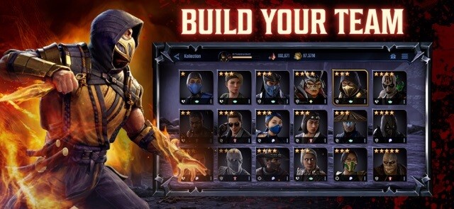 Xây dựng đội quân mạnh mẽ của bạn để đánh bại mọi kẻ thù trong Mortal Kombat: Onslaught