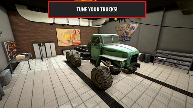 Trong gara ô tô của mình, người chơi Moscow Rush có thể sửa xe, nâng cấp và 'độ' không giới hạn