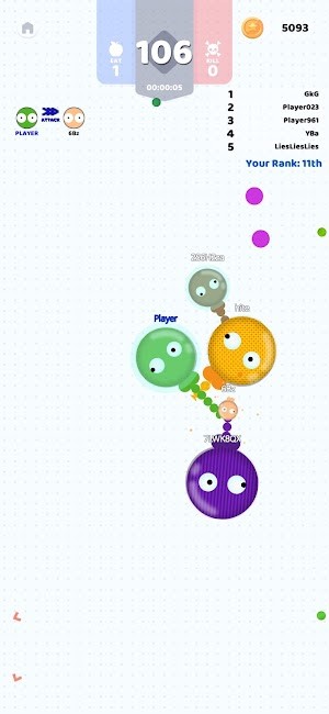 Cố gắng sống sót càng lâu càng tốt và trở lên lớn nhất