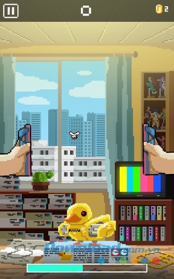 Giao diện màn chơi game Mosquito Must Die