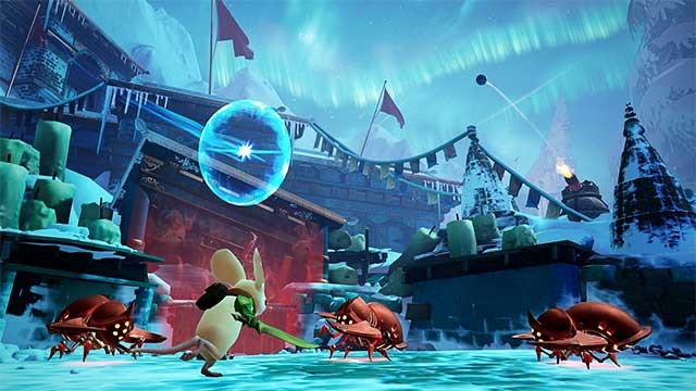 Chiến đấu với kẻ thù với tư cách là đồng minh chính của anh hùng chuột Quill