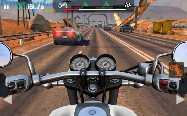 Lái mô tô góc nhìn thứ nhất tạo cảm giác chân thực nhất