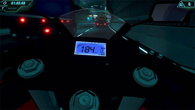 Đua moto ở góc nhìn thứ nhất trực quan và phấn khích