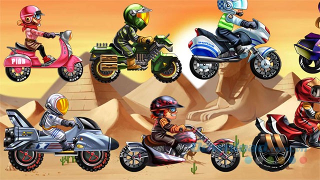 Chọn xe đua và nhân vật