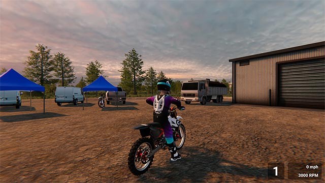 Điều khiển mô tô 2 kỳ 125cc y như ngoài đời thực