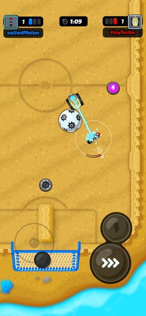 Tăng tốc, thể hiện sức mạnh để đưa bóng vào lưới