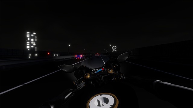 Lái xe tự do phóng khoáng trên xa lộ với game Motorcycle Night Ride