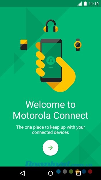 Kết nối Motorola với máy tính bằng Motorola Connect