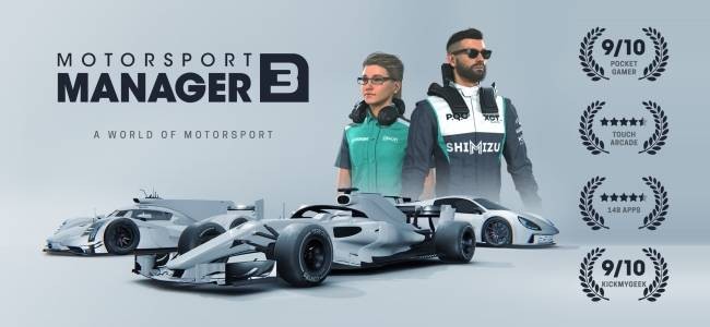 Giao diện chính Motorsport Manager Mobile 3 cho iOS