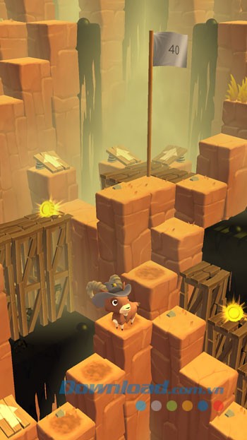 Những địa hình chơi trong game Mountain Goat Mountain