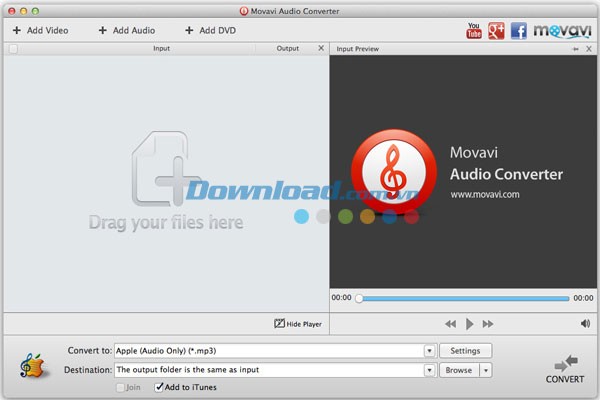 Movavi Audio Converter for Mac