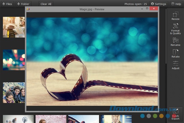 Chỉnh sửa và giảm dung lượng ảnh một cách nhanh chóng bằng ứng dụng miễn phí Movavi Photo Batch cho máy tính