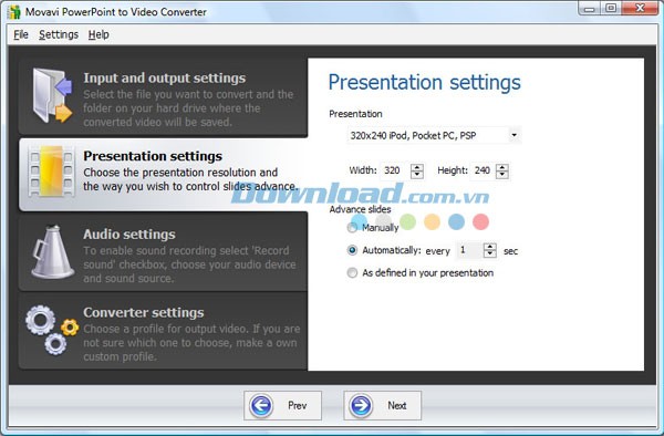 Movavi PowerPoint to Video Converter