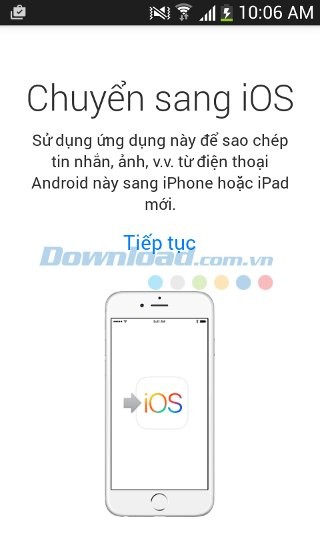 Sao chép dữ liệu vào iPhone