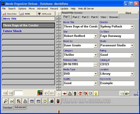 Movie Organizer Deluxe