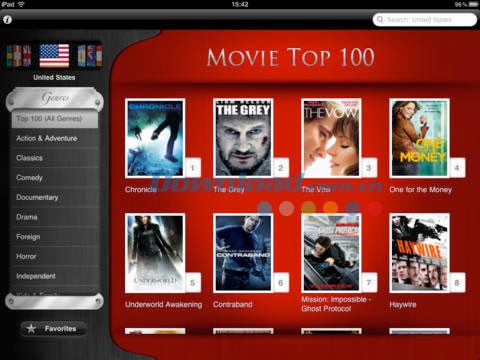 Movie Top 100 for iPad
