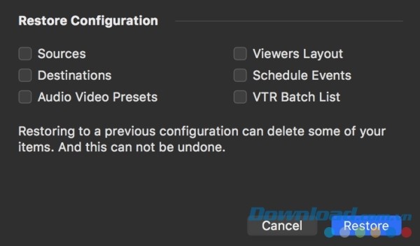 MovieRecorder cho Mac hỗ trợ khôi phục dữ liệu