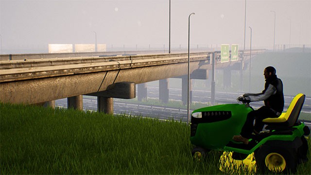 Mowing Simulator mô phỏng công việc cắt cỏ tại nhiều địa điểm trên thế giới