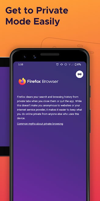 Duyệt web ẩn danh với Firefox Browser