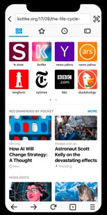 trình duyệt firefox trên điện thoại