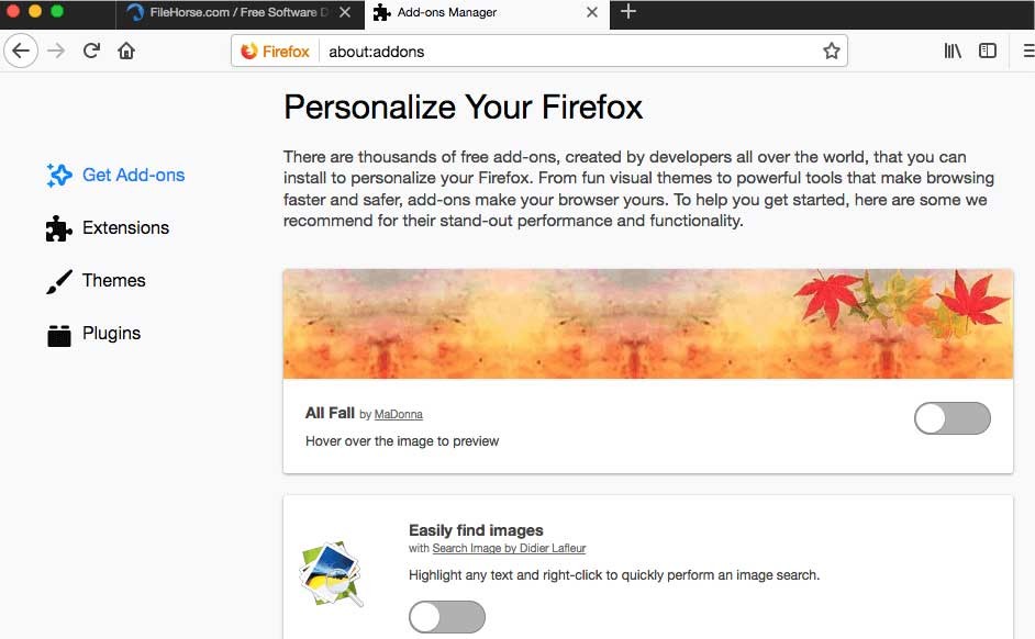 Firefox cho Mac có rất nhiều add-on hữu ích