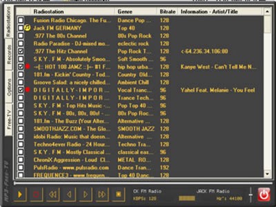 MP3-Free-TV - Phần mềm xem, nghe và lưu lại TV, radio trực tuyến