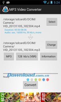 MP3 Video Converter for Android