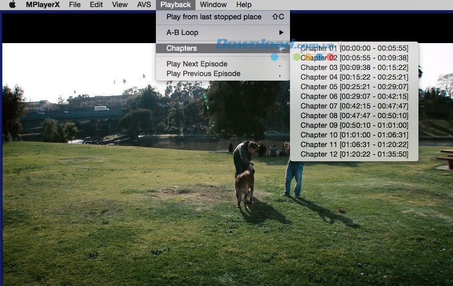 Lựa chọn playback