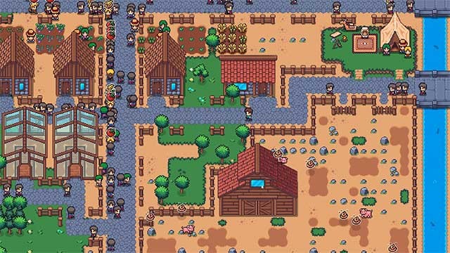 Trồng cây, chăm sóc mùa màng, thu hoạch nông sản và nuôi gia súc