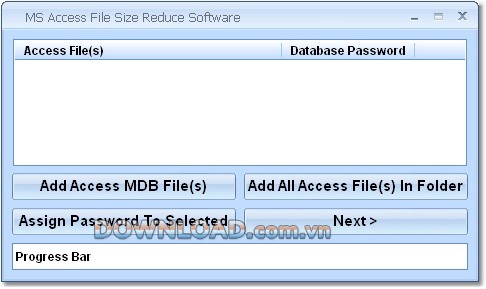 MS Access File Size Reduce Software