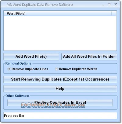 MS Word Duplicate Data Remove Software