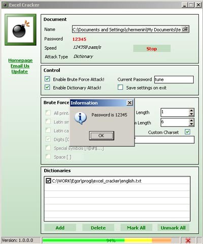 MS Word Excel Cracker