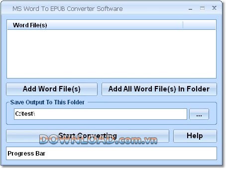 MS Word To EPUB Converter Software