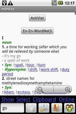 mSPDict - từ điển Việt cho Android