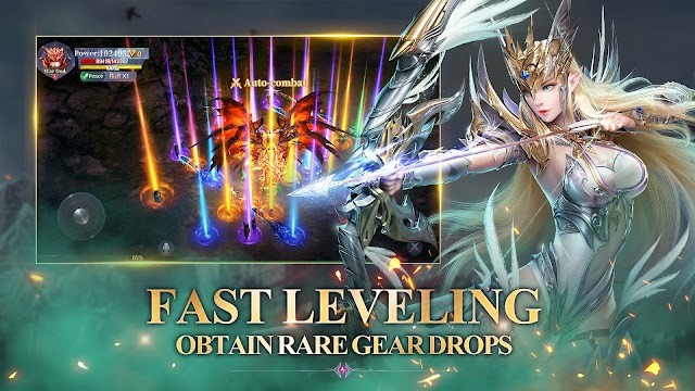 Lên cấp nhanh và nhận trang bị hiếm rơi ra