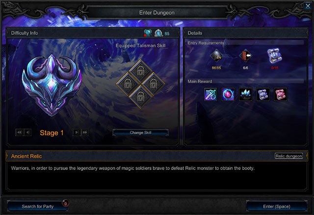 Chinh phục ngục tối và các nhiệm vụ có độ khó tăng dần