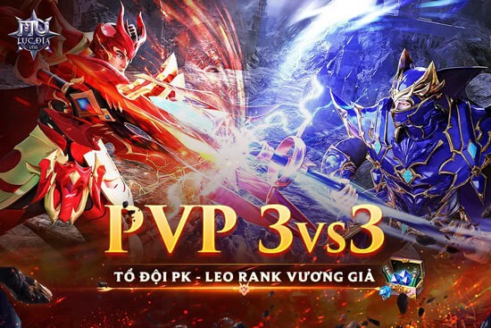 PvP, 3vs3 - Tổ đội PK - Leo rank vương giả