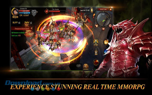 Lối chơi thời gian thực của MU Origin