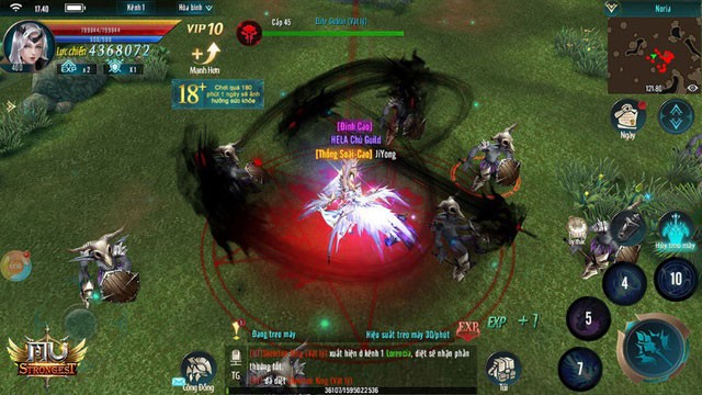 Hiệu ứng game MU Stronges hấp dẫn