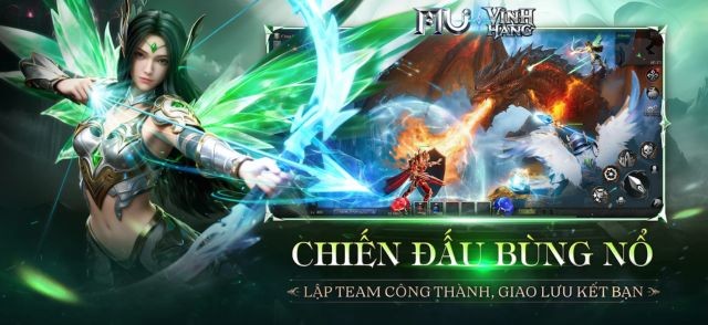 Chiến đấu lập team công thành, giao lưu kết bạn