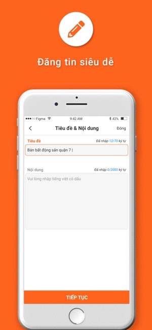 Giao diện Mua bán online