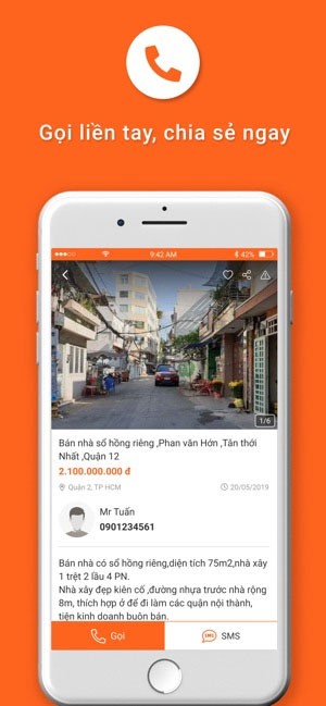 Ứng dụng đăng tin giao diện